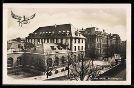 Basel, Frauenspital in der Aussenansicht