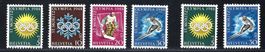 1948 Olympische Winterspiele W24-W28 w+x ungebraucht * KP 13
