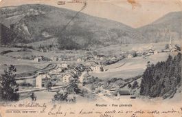 Moutier, vue générale, circulée 1900
