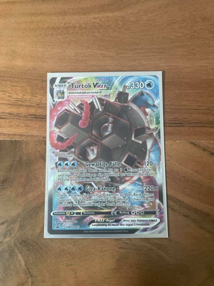 Pokémon Cartes à collectionner: Turtok VMax Promo – Neuf (Voir description) à Flawil par Duft-Alchemist