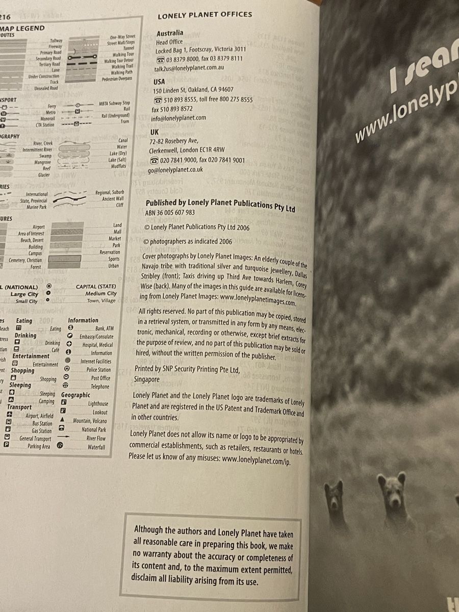 Libri: Lonely Planet USA – Usato da Bern venduto da Piratamorgan 3