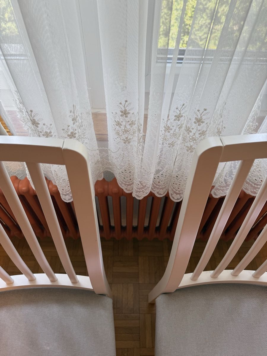 Ikea Stühle: 4 Stühle weiss/grau mit Polster Sitzfläche – Gebraucht aus Luzern von Grawp 7