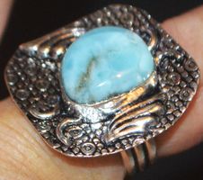 Ring L-1581 – Larimar - Innendurchmesser 19 mm