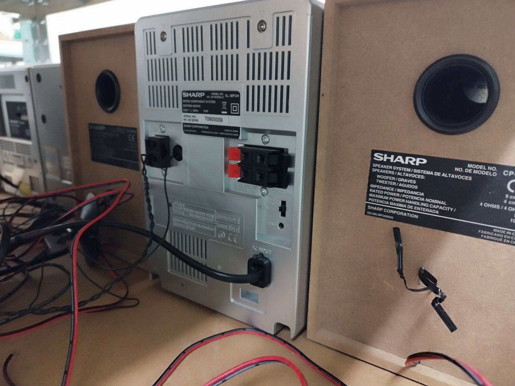 Sharp Lettore multimediale & Streamer: SHARP XL-MP2H Micro Component System 2x Speaker CP-MP2H – Usato da Uster venduto da NEVERLASTTRADING 4