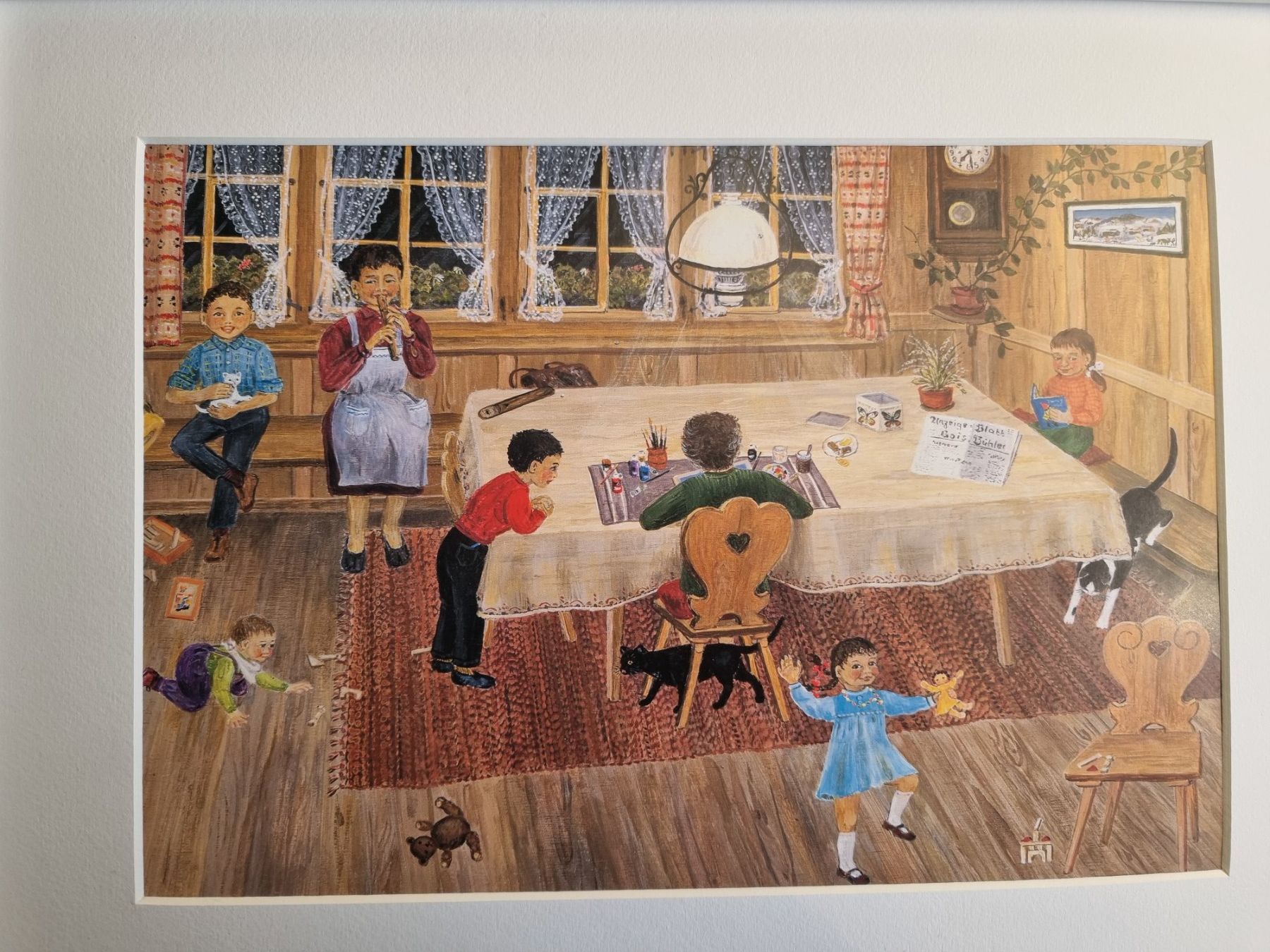 Foto & Immagini: FLÖCKLI DAS GEISSLEIN BILD VON LILLY LANGENEGGER – Usato da Gersau venduto da grafik-kunst 2