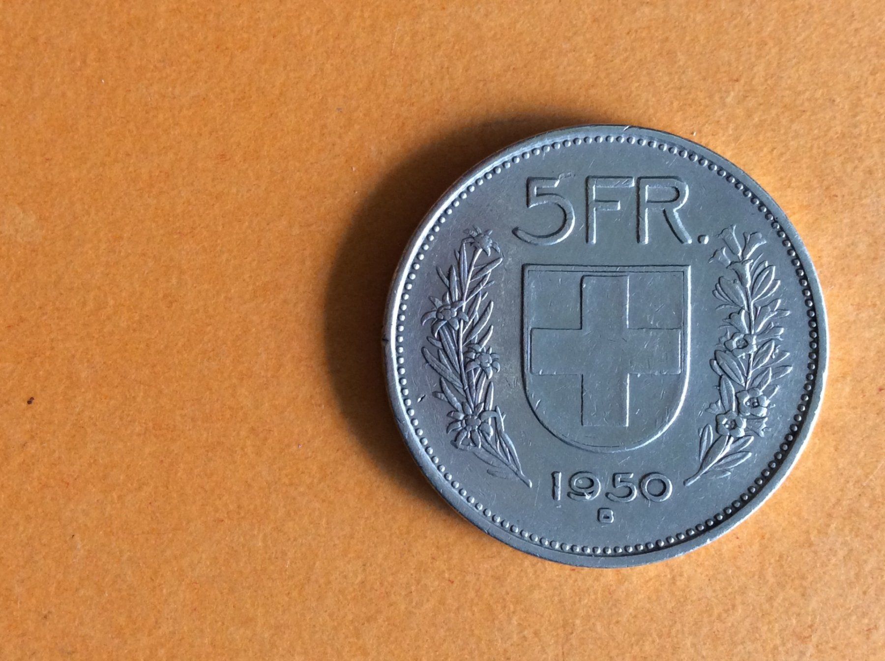 Tutti le monete: 5 francs  1950  Jolie – Usato da Genève venduto da pie_fh2d