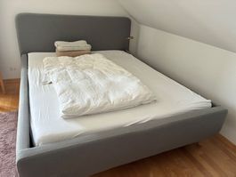 Skandi Jugendzimmer, wie neu, Bett 160x200 Pfister + IKEA