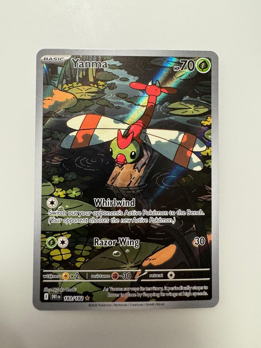 Pokémon Carte collezionabili: Yanma | Illustration Rare | DRI 183/182 | EN – Usato da Spreitenbach venduto da Snacky96 2