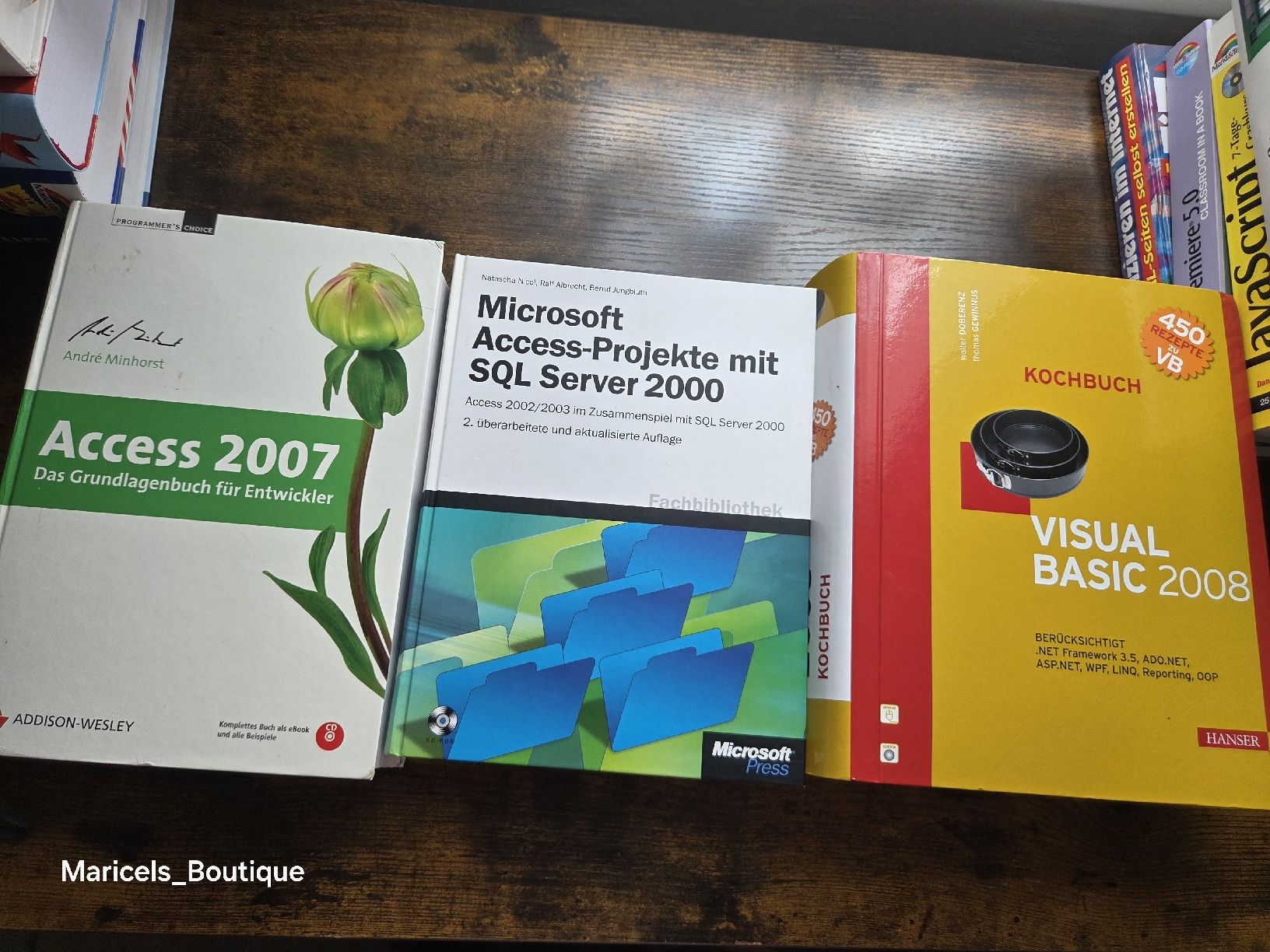 Livres: IT Books: Access 2007, SQL Server 2000, VB 2008 – D'occasion à Winterthur par Maricels_Boutique