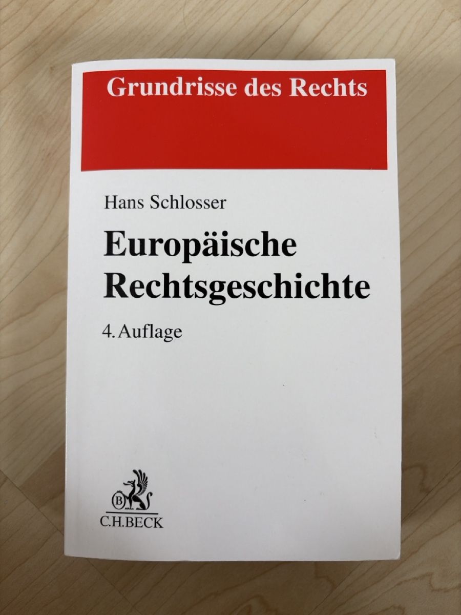 Libri: Europäische Rechtsgeschichte – Usato da Gelterkinden venduto da lar_c8m9