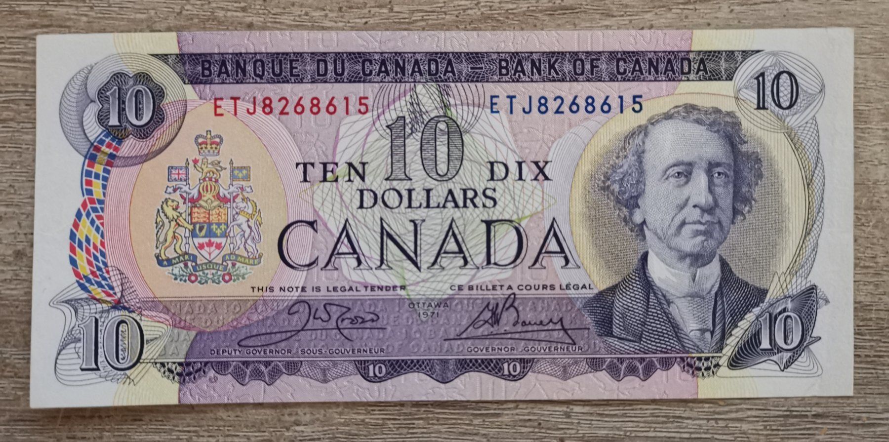 Banconote: Canada 10 Dollars 1971 TOP OCCASION – Usato da Cousset venduto da Patricio77
