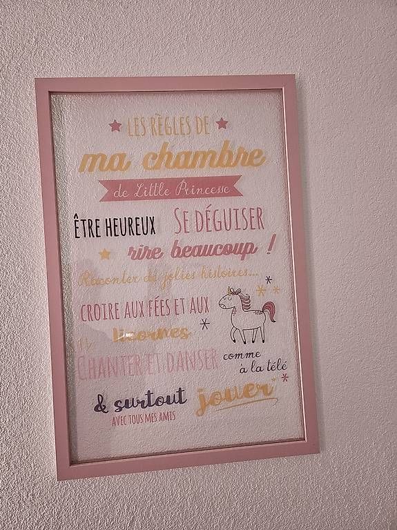 Tutte le decorazioni: Cadre pour chambre de fille – Usato da Fully venduto da cvivi75