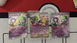 3 Pokemon Karten Gardevoir EX & Mega Gardevoir EX