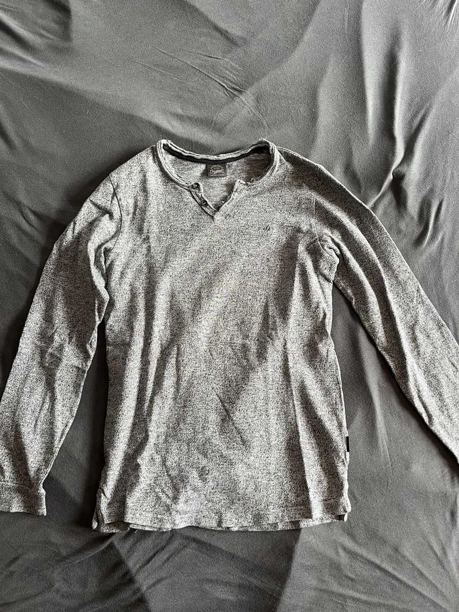 Jack & Jones T-shirt: Jack & Jones Langarmshirt Gr. S, Farbe grau – Nuovo (secondo la descrizione) da Bonaduz venduto da The_flash_1893 2