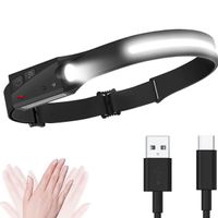 360 Grad Leucht-Stirnband COB LED - das ORIGINAL mit USB-C!!