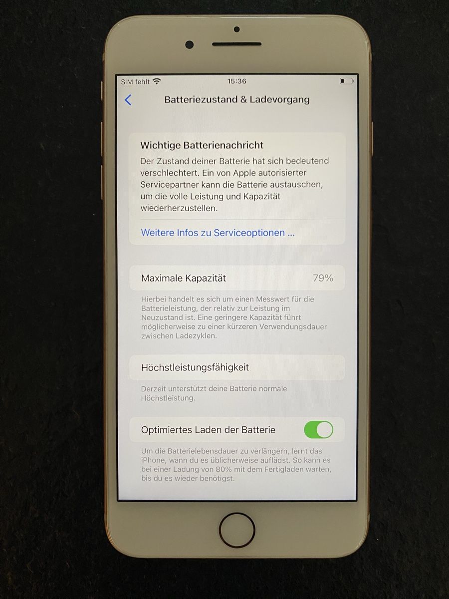 Apple Telefoni cellulari / Smartphones: iPhone 8 Plus Gold 64GB – Usato da Hombrechtikon venduto da Loollaan 5