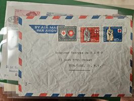 Brief PP 1957 nach New York nur 1.--
