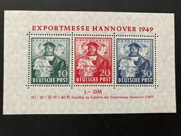 Alliierte Besetzung 1949, Block 1, **, KP 140.--