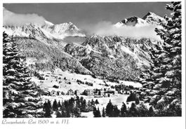 Lenzerheide-Lai Ansicht im Winter