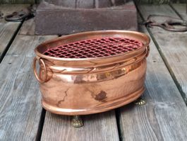 EGRO Kupfer-Jardinière mit Steckgitter Schweiz 21 cm