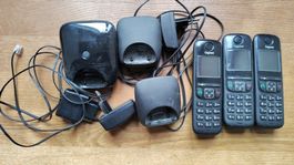Set de 3 téléphones fixes Gigaset AS690 Trio