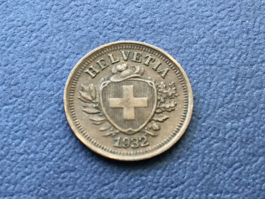 Tutti le monete: 1 Rappen 1932 – Usato da St. Margrethen SG venduto da alfapeugeot10