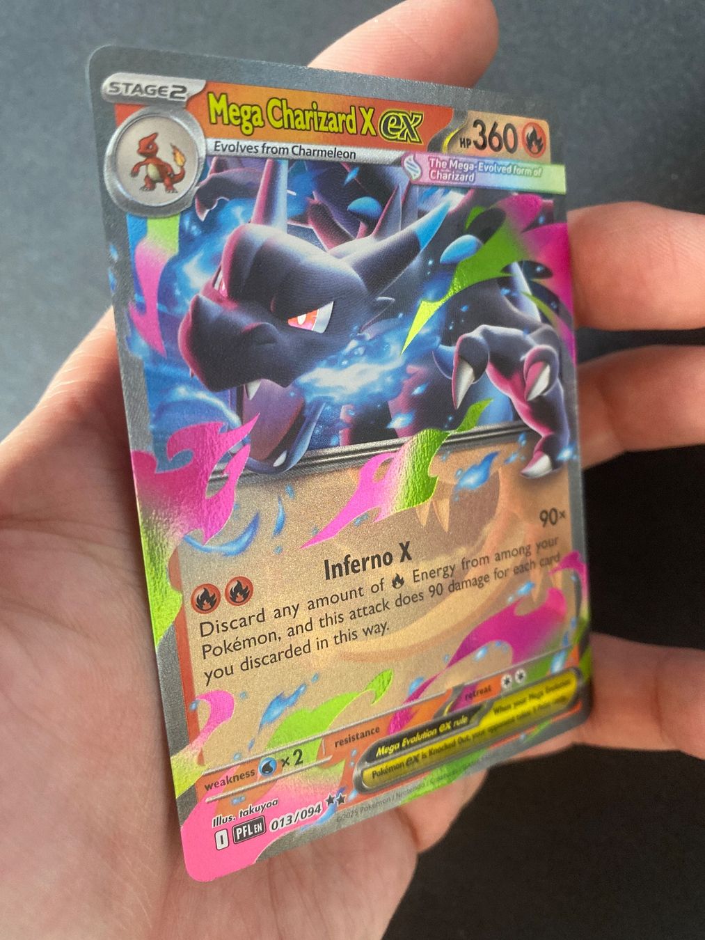 Pokémon Carte collezionabili: Mega Charizard X ex 13 - Glurak X - Phantasmal Flames - EN – Nuovo (secondo la descrizione) da Hausen AG venduto da Shrade 1