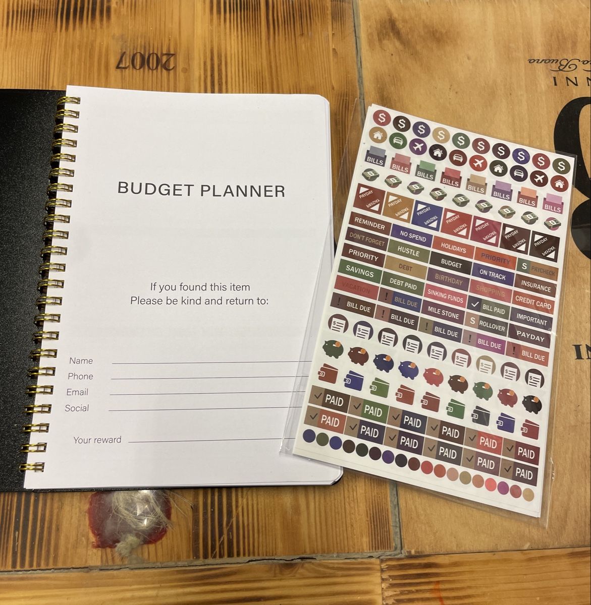Calendari: Budgetplaner/Finanzplaner A5, neu – Nuovo (secondo la descrizione) da Winterthur venduto da NaNa24 1