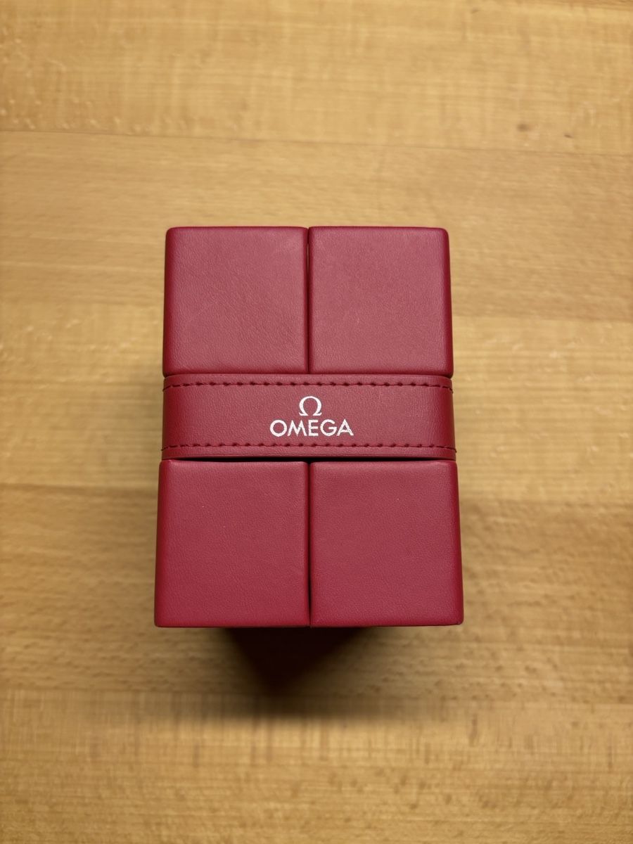 Uhrenboxen: Omega Uhrenbox rot – Neu (gemäss Beschreibung) aus Aarau von Luigi303