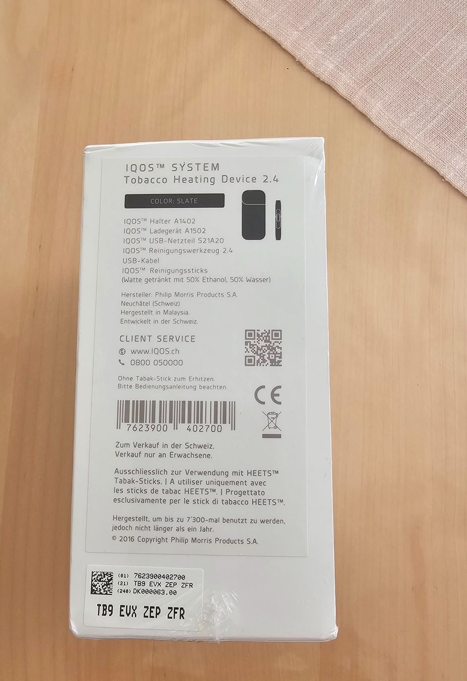 Iqos Sonstige Tabakwaren: IQOS SYSTEM Device 2.4 – Neu und originalverpackt aus Etoy von angi020 2