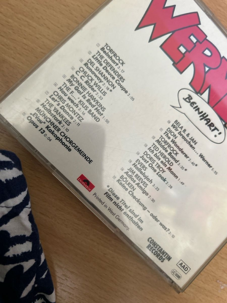 CDs: Werner Soundtrack CD von Torfrock – D'occasion à Herbetswil par rotekatze84 1
