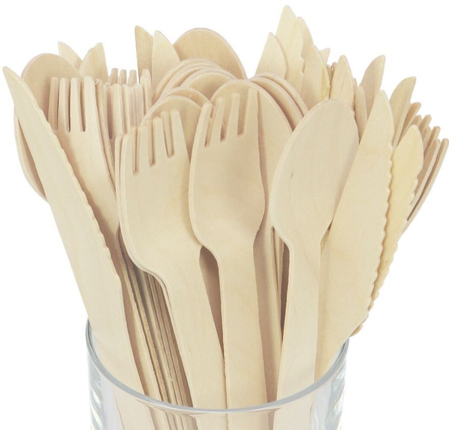 Bestecksets: 72-teiliges Holzbesteck, Einwegbesteck – Neu und originalverpackt aus Bülach von StoreInShop.com 3