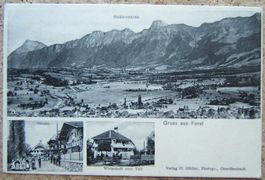 AK GRUSS AUS FORST MIT 3 ANSICHTEN 1907