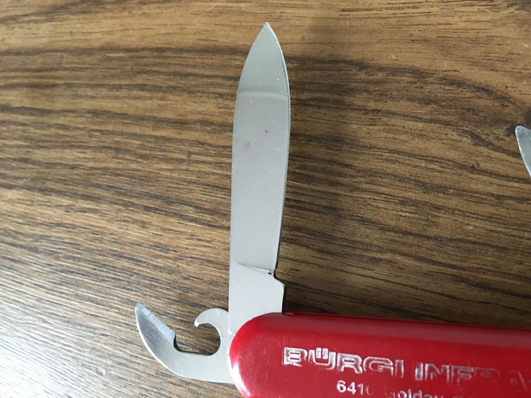Wenger Taschenmesser: WENGER - Sackmesser - BÜRGI INFRA-GRILL – Gebraucht aus Andwil SG von Rainboli 4