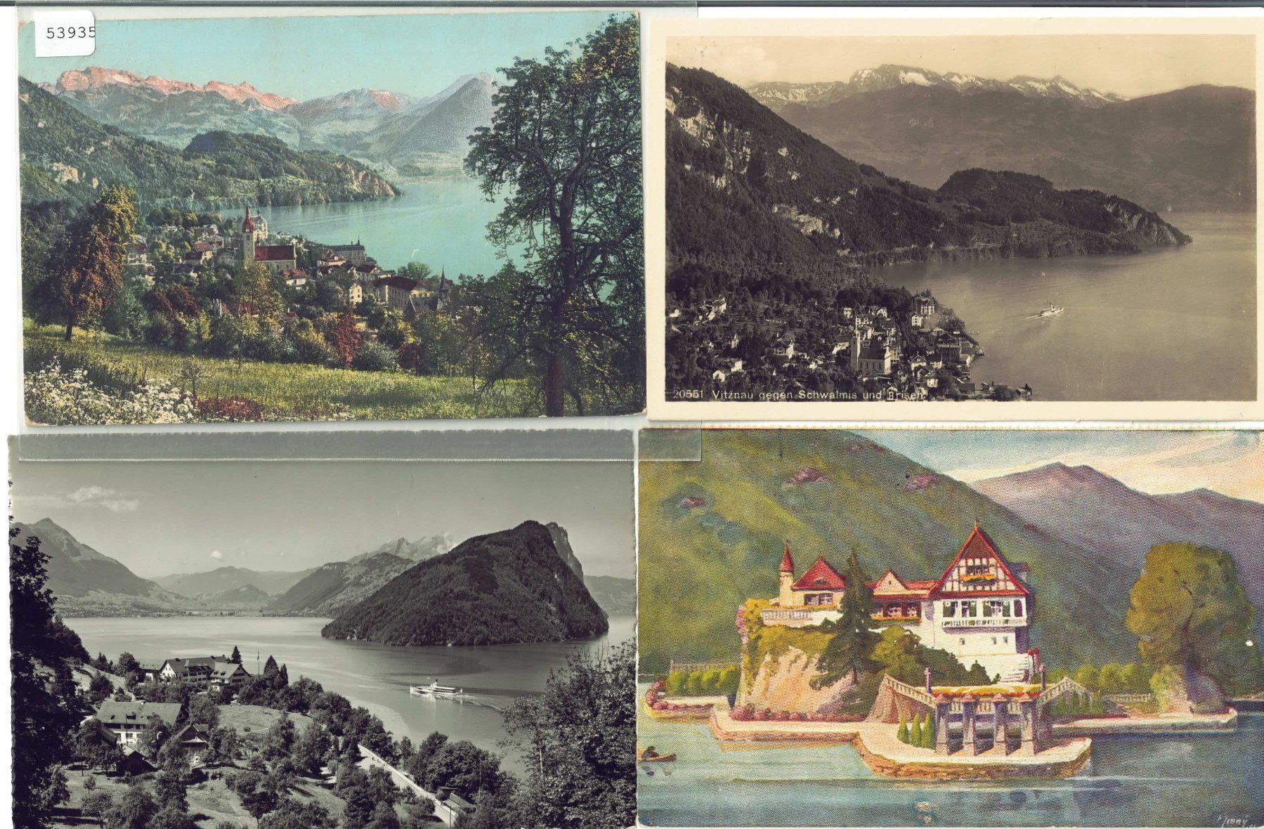 Cartes postales: 4 AK - Vitznau – D'occasion à Ettingen par Kartenplanet