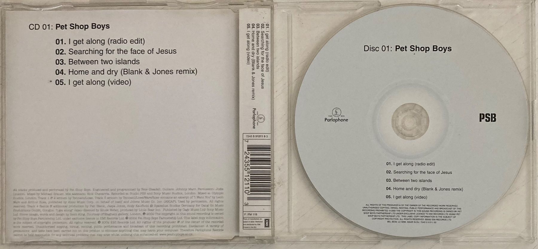 CD: PET SHOP BOYS - I GET ALONG – Usato da Poliez-Pittet venduto da Newtown-Records 1
