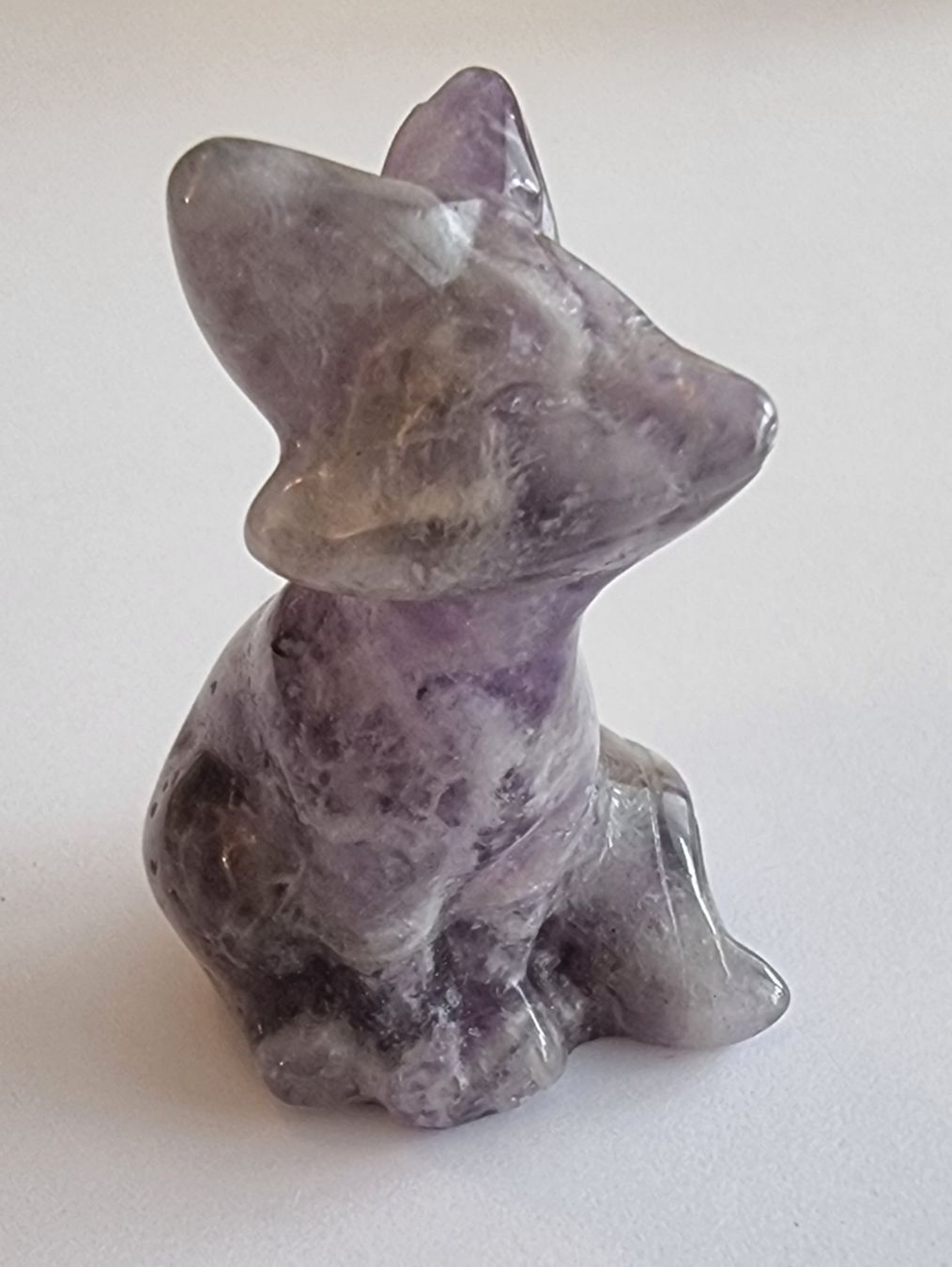 Statuette: Amethyst Fuchs Statue Figur – Nuovo e nell'imballaggio originale da Menziken venduto da Mirager 2