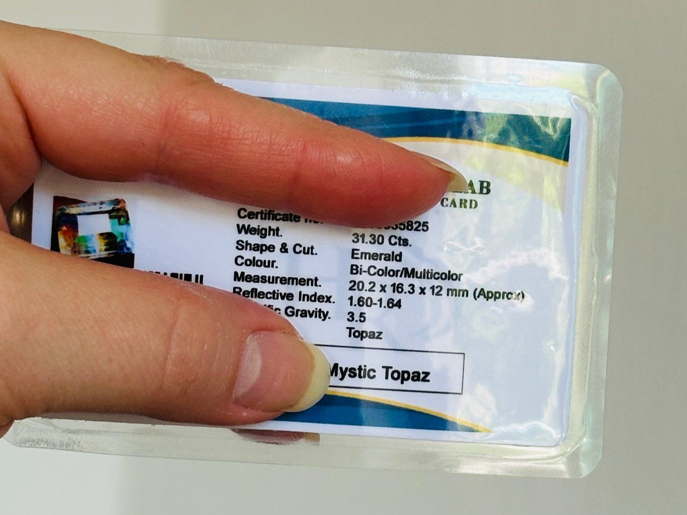 Edelsteine: 31.30 Ct  Emerald Cut Certified Loose – Neu und originalverpackt aus Genève von AWWA 9
