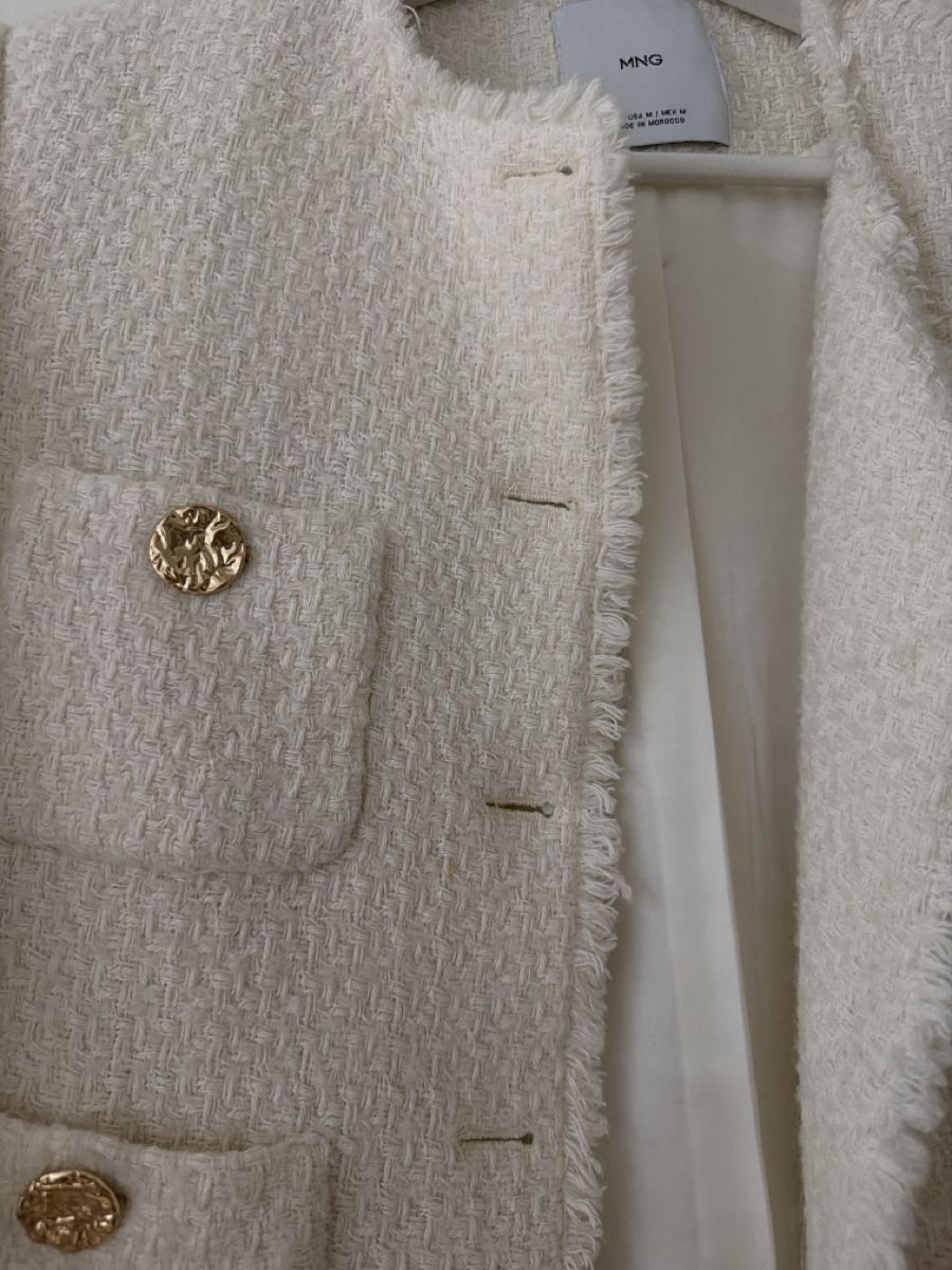 Mango Jacken: MNG Blazer weiss Grösse M  – Neu (gemäss Beschreibung) aus Niederhasli von Luxevault 1