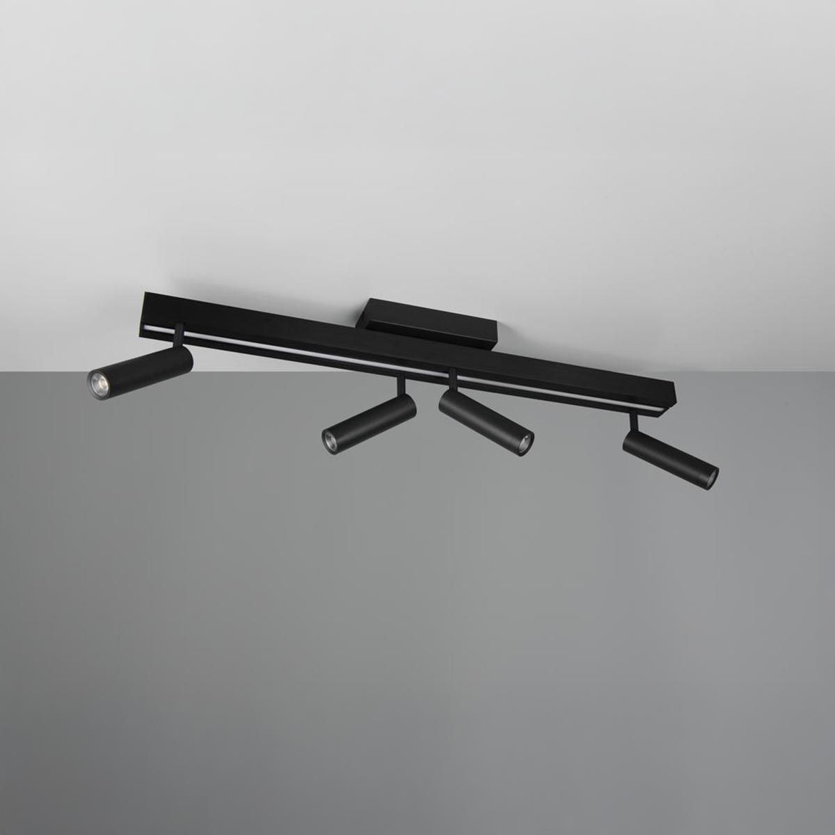 Kronleuchter & Deckenlampen: LED Deckenleuchte, Schwarz,133 cm x 8 cm – Neu (gemäss Beschreibung) aus Kreuzlingen von Smart-Light 2