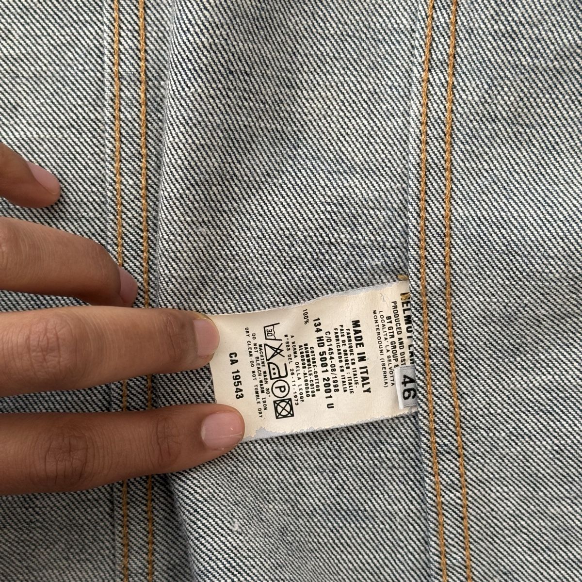 Helmut Lang Giacche: Helmut Lang Jean Jacket – Nuovo (secondo la descrizione) da Zürich venduto da janinatamari 1