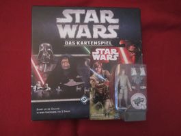 Star Wars Kartenspiel & Luke Skywalker Figur, FAST NEUZUST.!