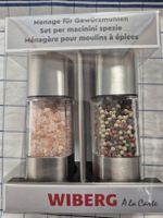 Edles Wiberg Salz und Pfeffer Set Edelstahl Keramikmahlwerk