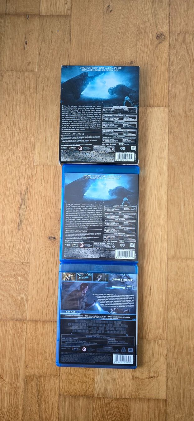 Alle DVDs: Prometheus to Alien Evolution, Collection, Bluray – Gebraucht aus Dübendorf von  1