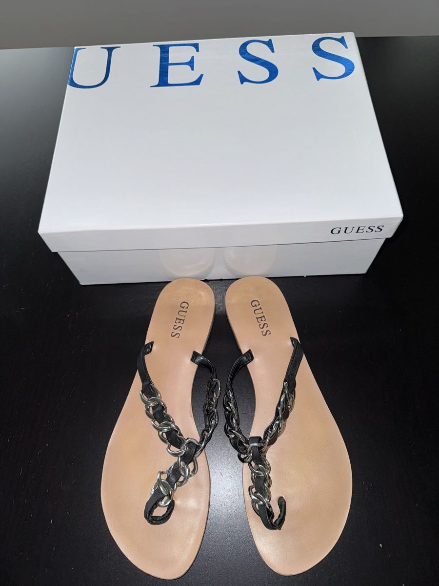 Guess Scarpe da donna: Flip Flop Guess schwarz Gr. 39 – Nuovo (secondo la descrizione) da Zürich venduto da Jen10 2