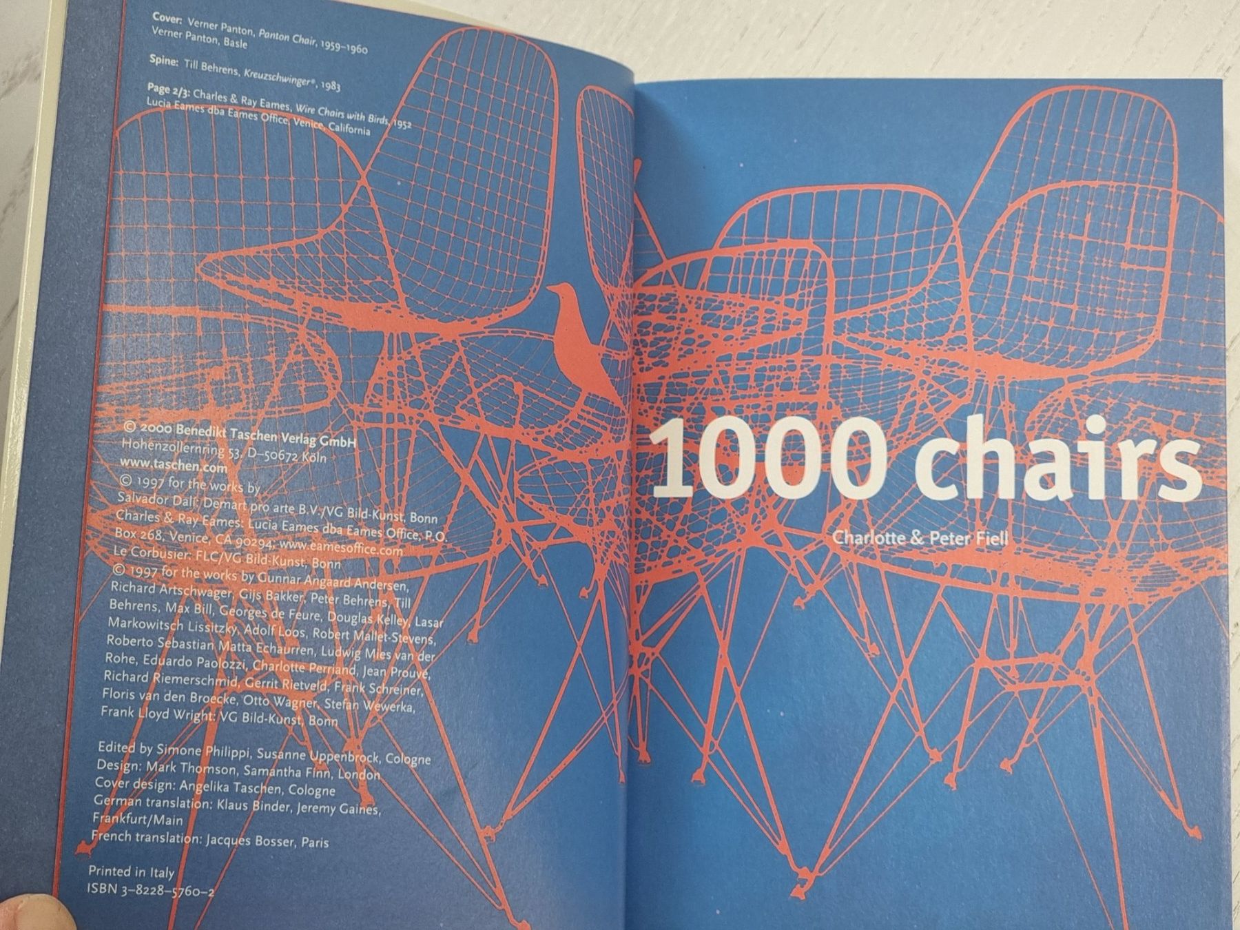 Libri: 1000 Chairs Designklassiker Stühle – Usato da Villigen venduto da Tschachtlan 3