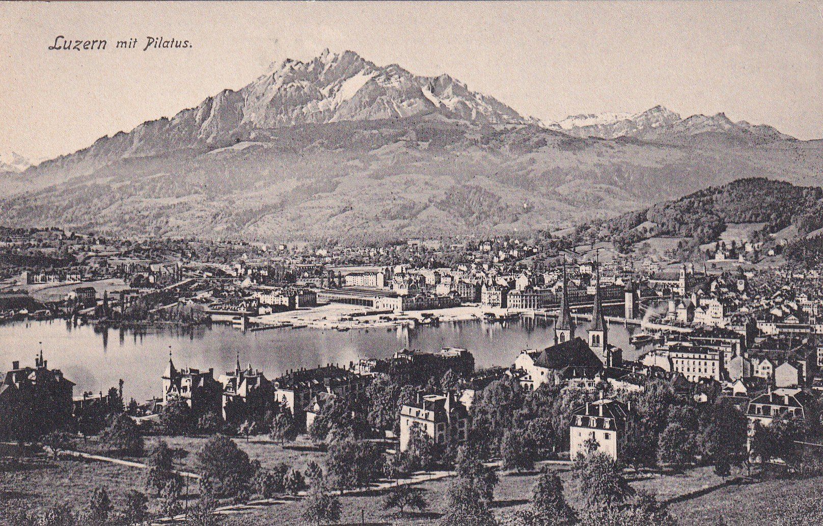 Cartoline postali: Luzern mit Pilatus – Usato da Cormoret venduto da Pascalll2001
