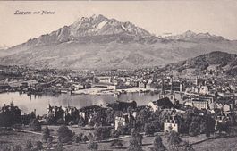 Luzern mit Pilatus