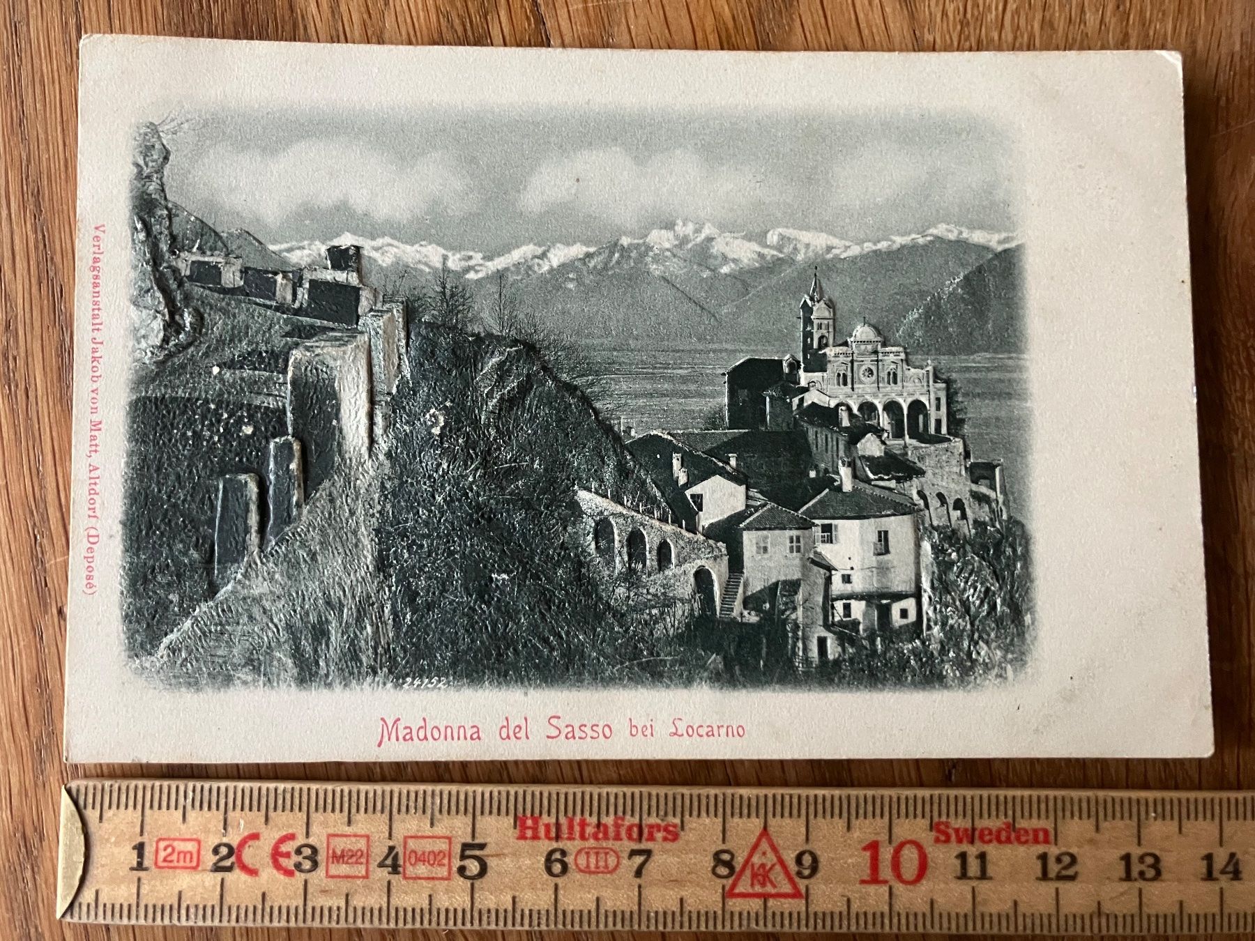 Cartoline postali: Ansichtskarte Locarno – Usato da Waldstatt venduto da breitaxt