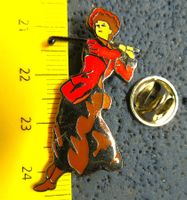 GOLF LADY HÜBSCH VINTAGE PIN